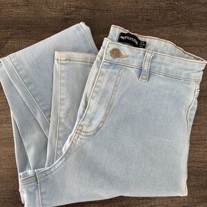 PrettyLittleThing Pale Blue High Rise Women’s Jeans